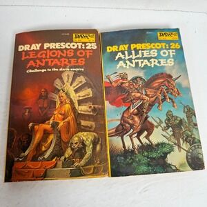 Dray Prescot 25 26 Legions Allies of Antares 1981 1st Print DAW Sci-Fi‎ Books